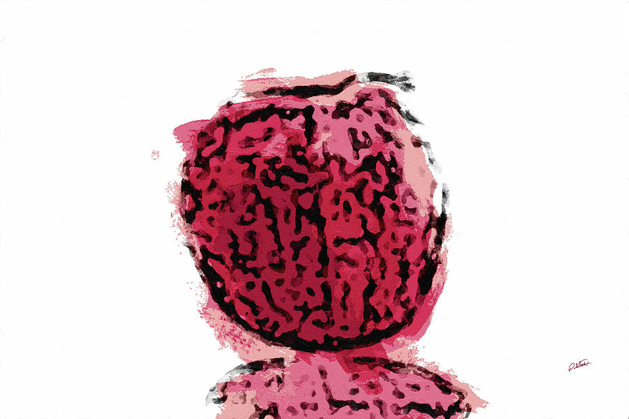 Pomegranate - DWP315143 Painting by Dean Wittle