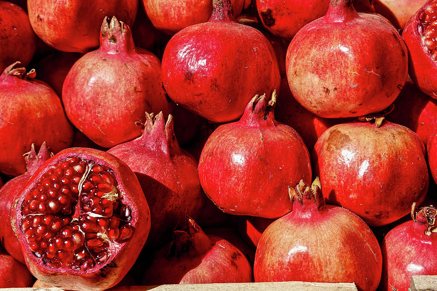 Pomegranates, Trapani, Sicily by Jim White Napaman Pomegranates, Trapani, Sicily by Jim White Napaman