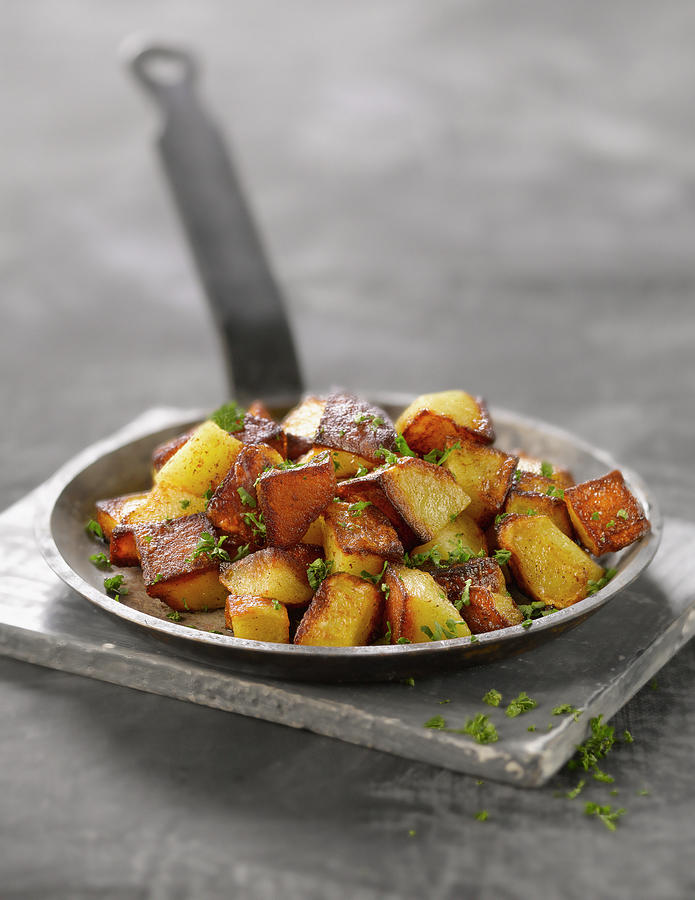 Pommes De Terre Sautees Potatoes Saute Photograph by Studio ...