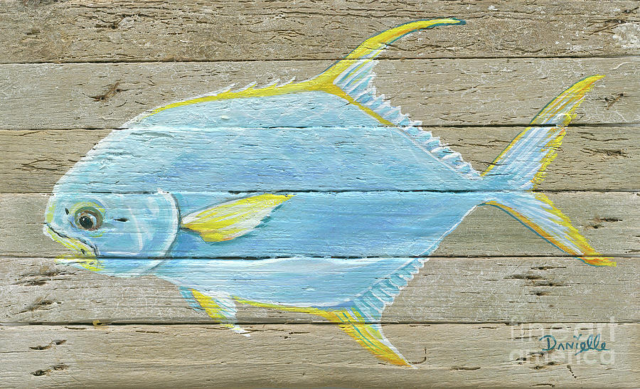 Pompano Painting by Danielle Perry
