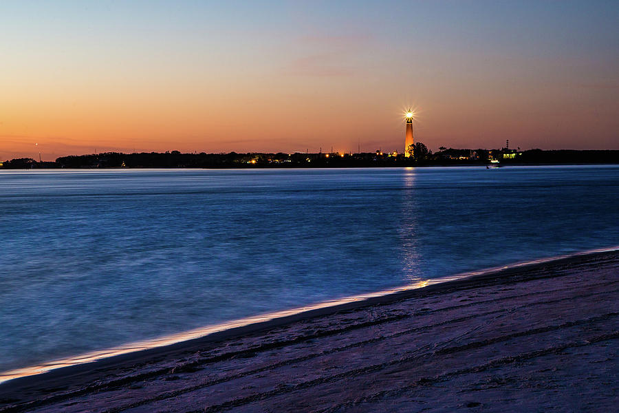 Ponce Lighthouse at Sunset Photograph by Fred DeSousa