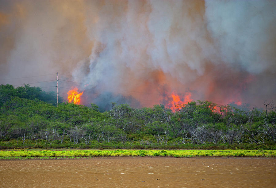 Maui Burning Photograph by Anthony Jones