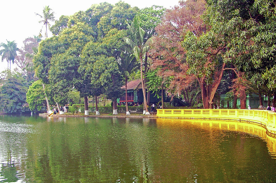 Pond where Ho Chi Minh Fed the Fish in Hanoi, Vietnam Photograph by ...