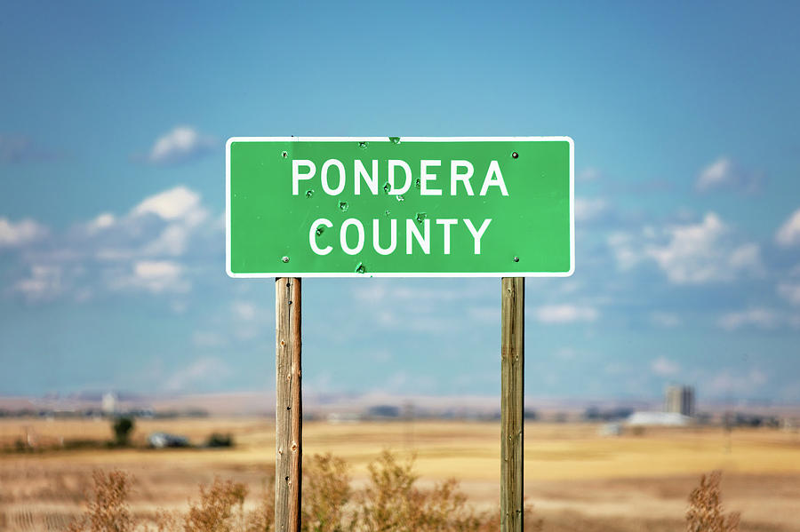 Pondera County Line Photograph by Todd Klassy