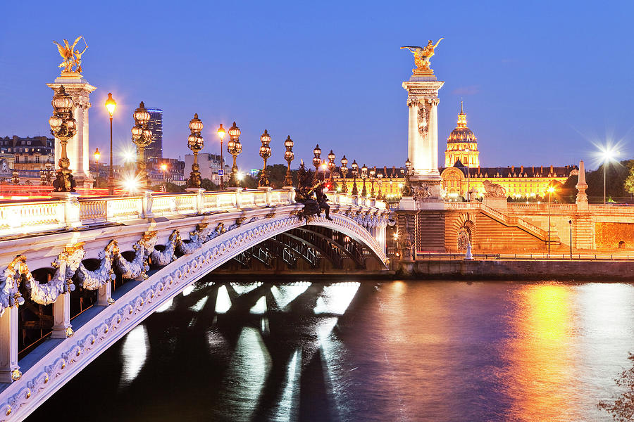 Pont Alexandre IIi In Paris Digital Art by Luigi Vaccarella | Fine Art ...
