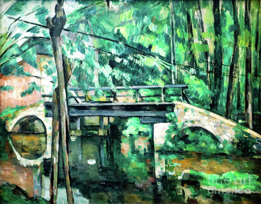 Pont de Maincy by Paul Cezanne Painting by Paul Cezanne