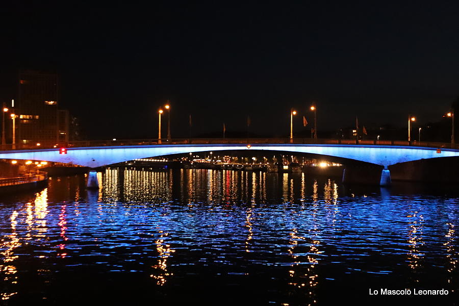 Pont de nuit 4 Photograph by Leonardo Lo Mascolo - Fine Art America