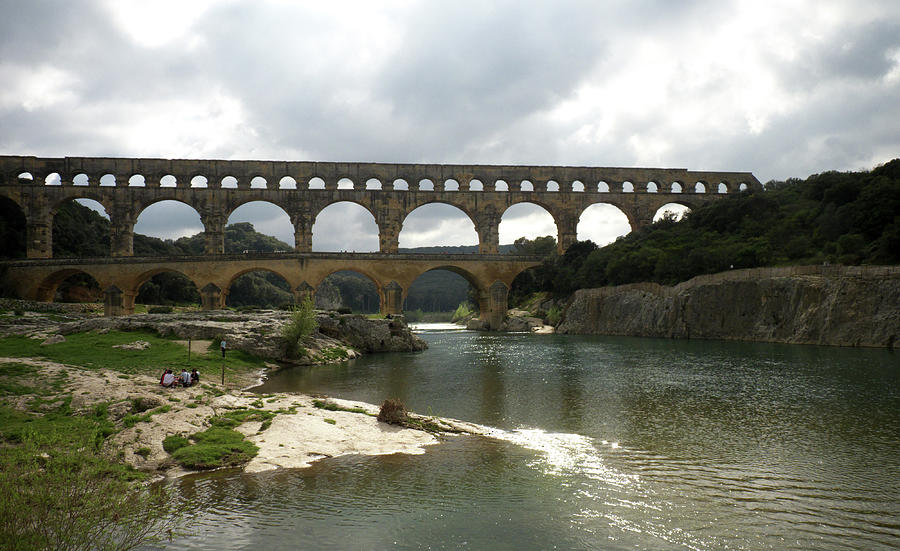 Nature Photograph - Pont Du Gard by Alpha Du Centaure