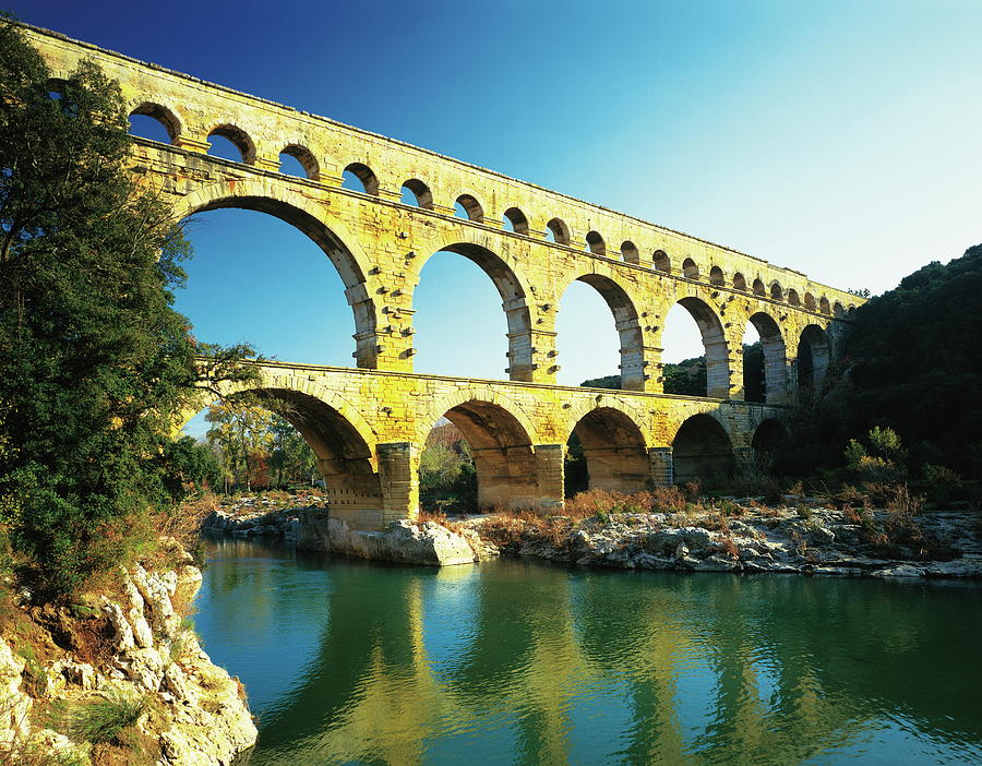 Pont Du Gard, France Photograph by Gyro Photography/amanaimagesrf