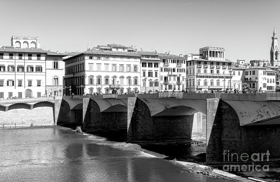 Ponte alle Grazie Florence Photograph by John Rizzuto
