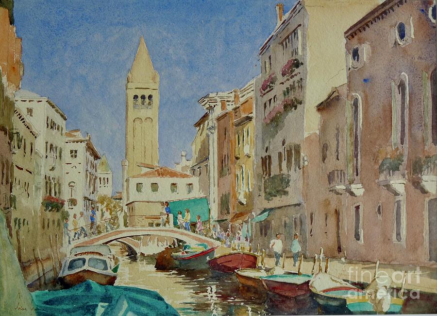 Ponte Dei Pugni, Afternoon Sun Painting by Clive Wilson - Fine Art America