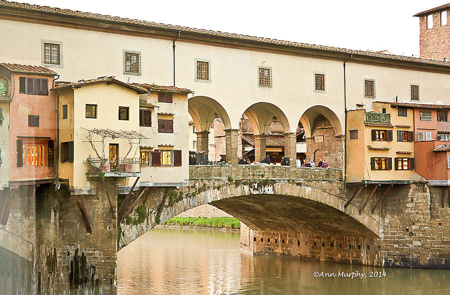 Ponte Vecchio, Florence, Italy Photograph by Ann Murphy