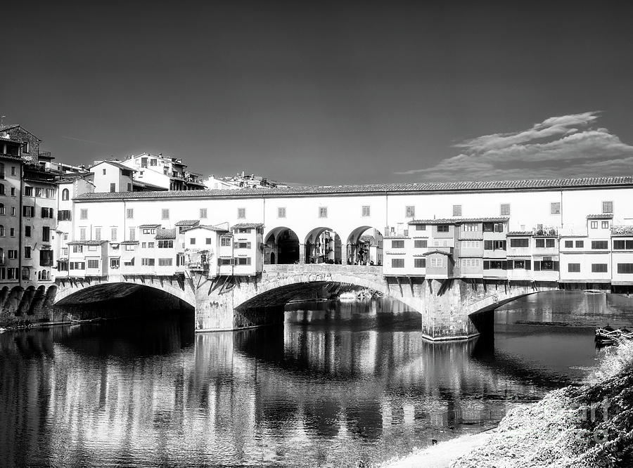 City Photograph - Ponte Vecchio Glow in Florence by John Rizzuto
