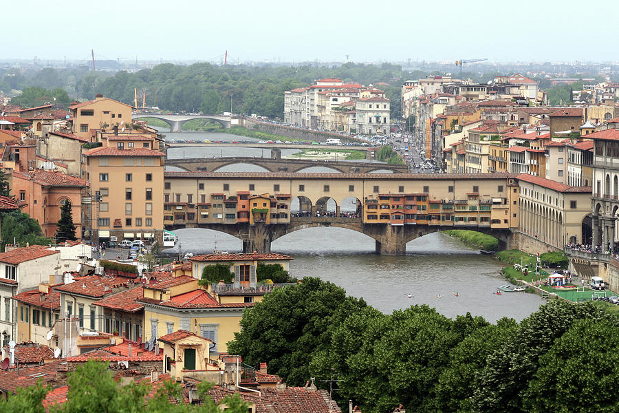 Ponte Vecchio Seen From Piazzale Photograph by Romaoslo