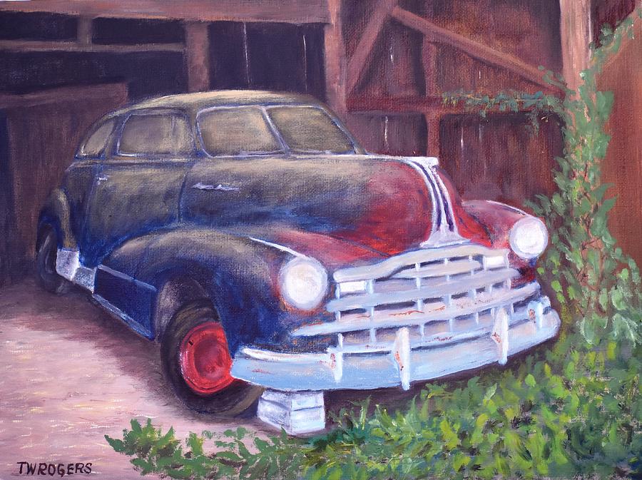 Pontiac Barn Find Painting By T W Rogers