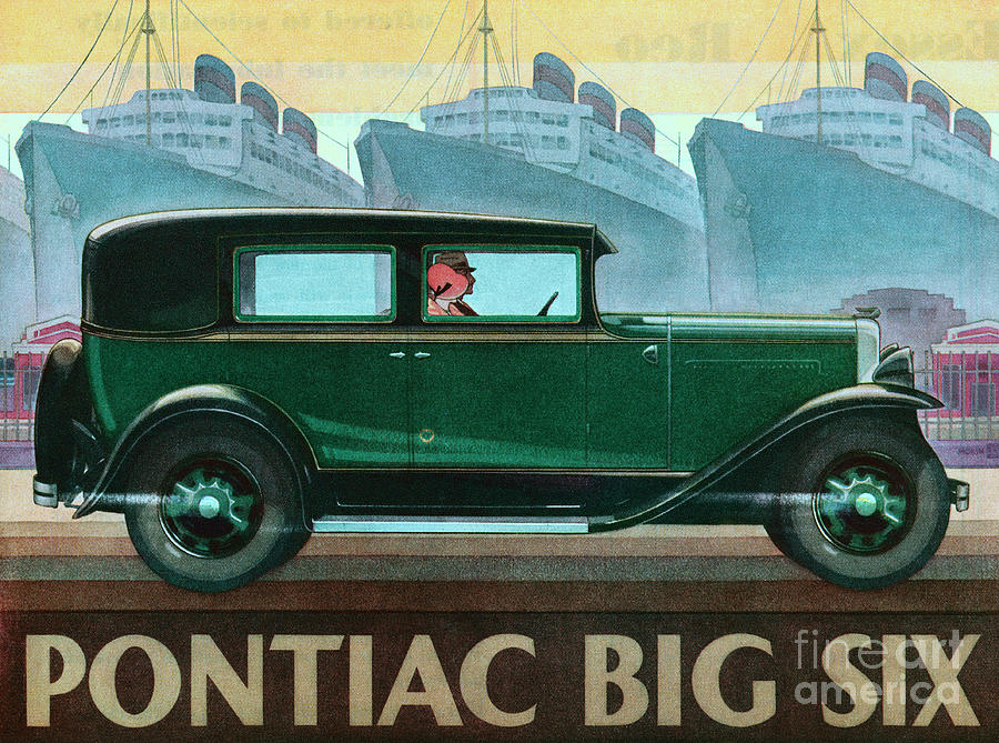 Pontiac Big Six Advertisement Photograph by Bettmann