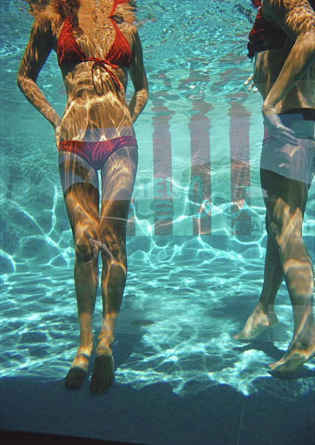 Underwater Photograph - Pool At Las Brisas by Slim Aarons