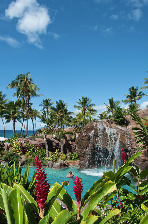 Pool Fun At Grand Wailea Resort. Wailea by Chris Cheadle