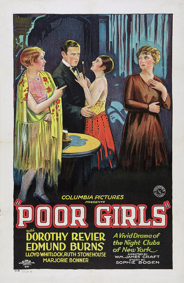 Poor Girls Photograph by Columbia Pictures
