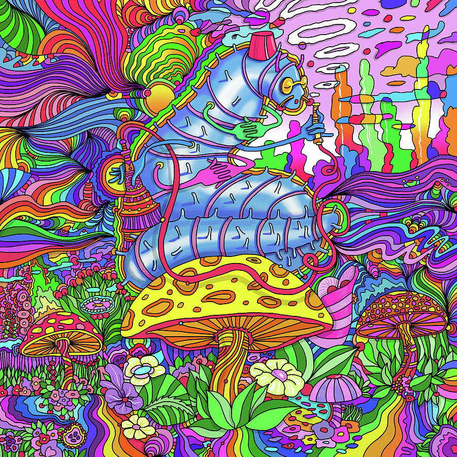 Animal Digital Art - Pop Art Caterpillar by Howie Green