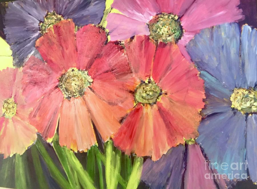 Pop Of Spring  Painting by Sherry Harradence