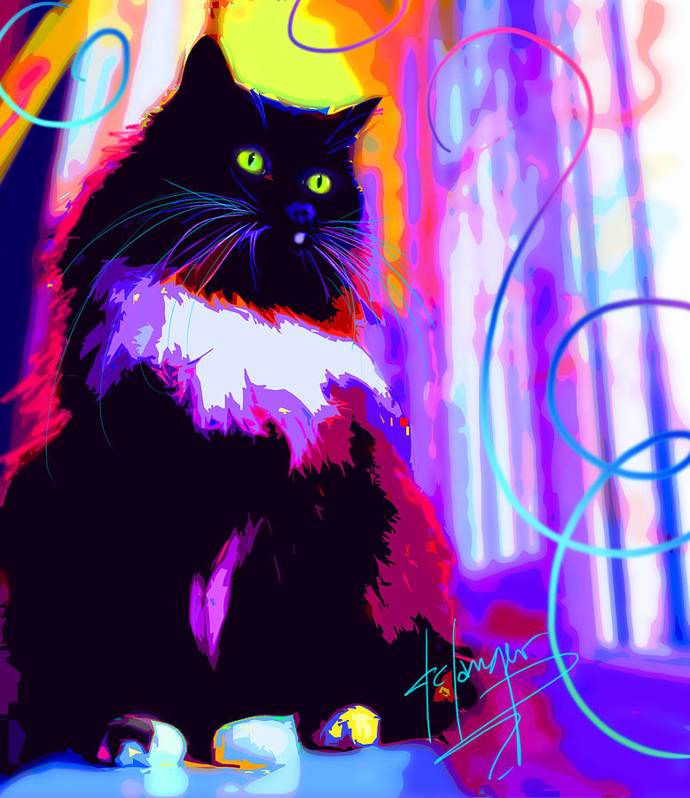 pOpCat Mambo Painting by DC Langer