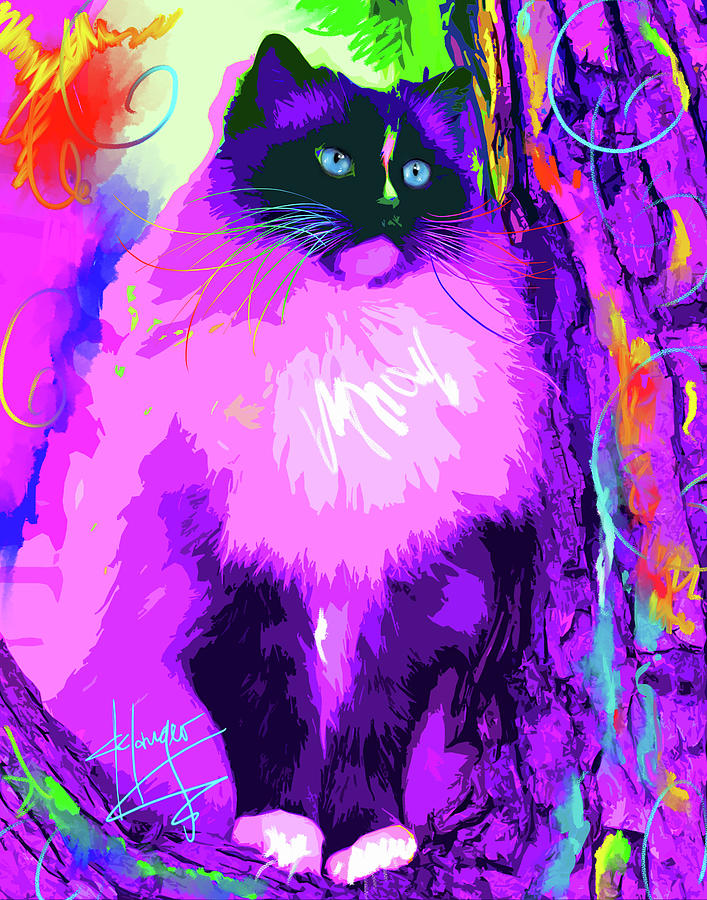 pOpCat Master Charles Painting by DC Langer