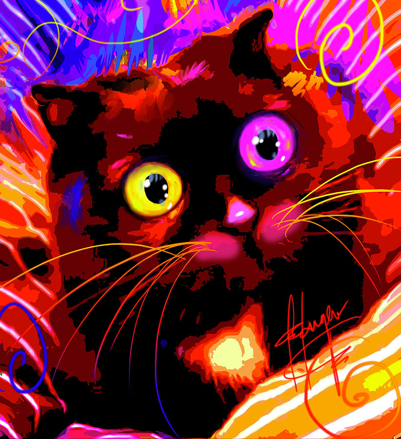 pOpCat Sam Painting by DC Langer