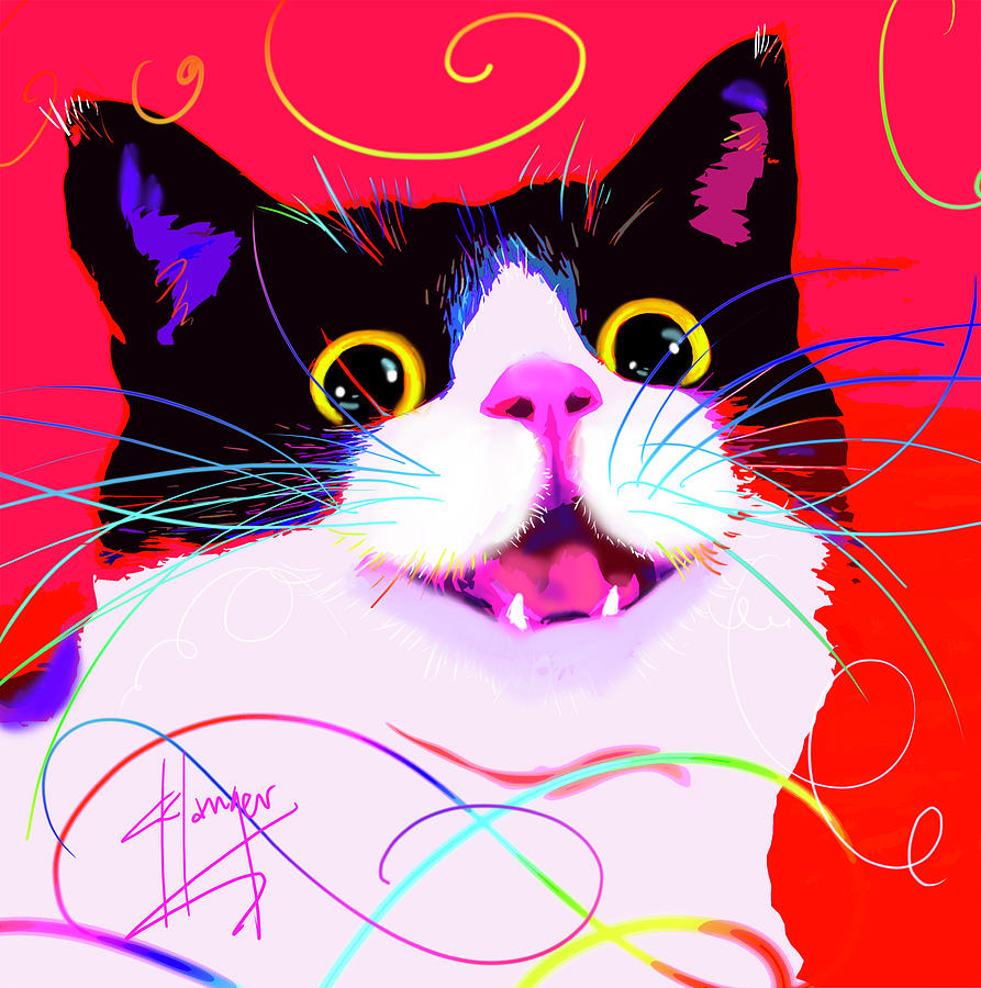 pOpCat Sir Prize Painting by DC Langer