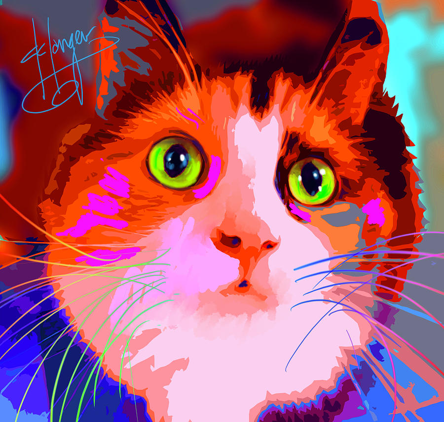 pOpCat Syd Painting by DC Langer