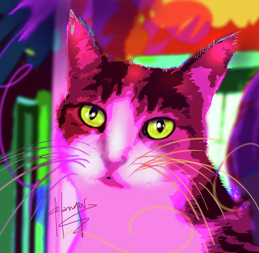 pOpCat Wendy Painting by DC Langer
