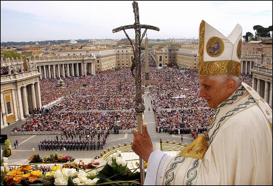 Pope Benedict Xvi Celebrated His First Photograph by Eric Vandeville