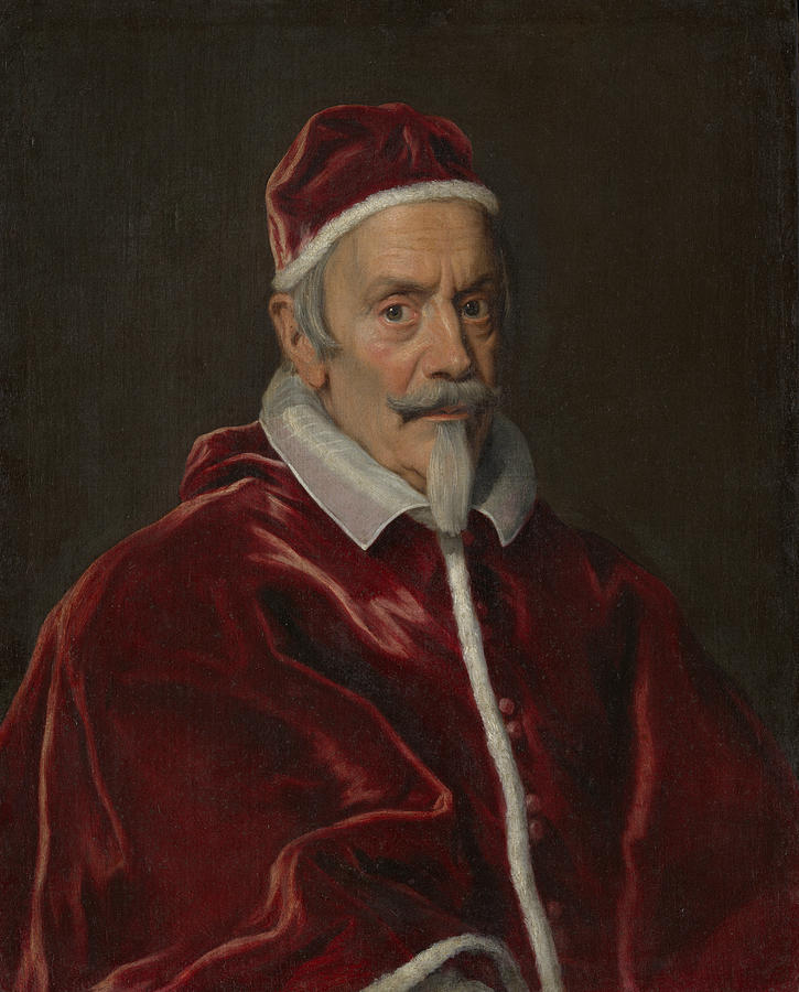 Pope Clement X Painting by Giovanni Battista Gaulli