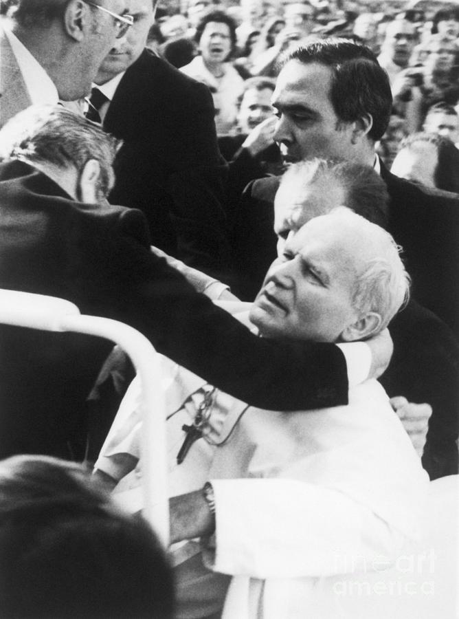 Pope John Paul II After Being Shot Photograph by Bettmann