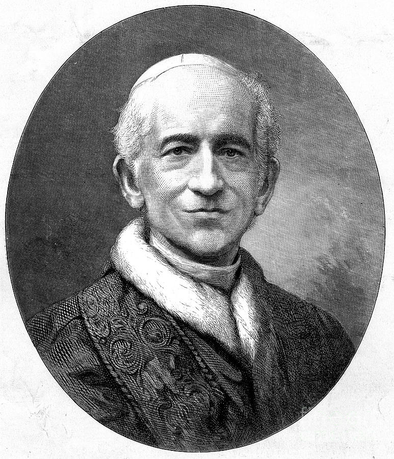 Pope Leo Xiii Vincenzo Giacchino Pecci Drawing by Print Collector
