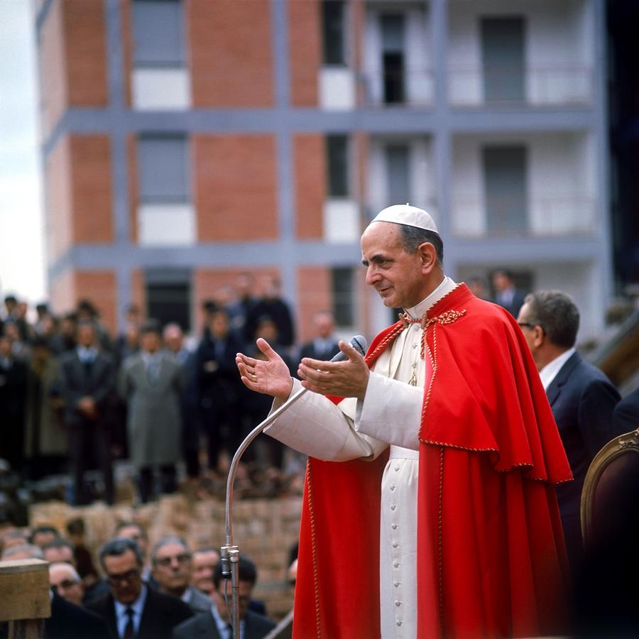 Pope Paul Vi Of Rome Photograph by Keystone-france