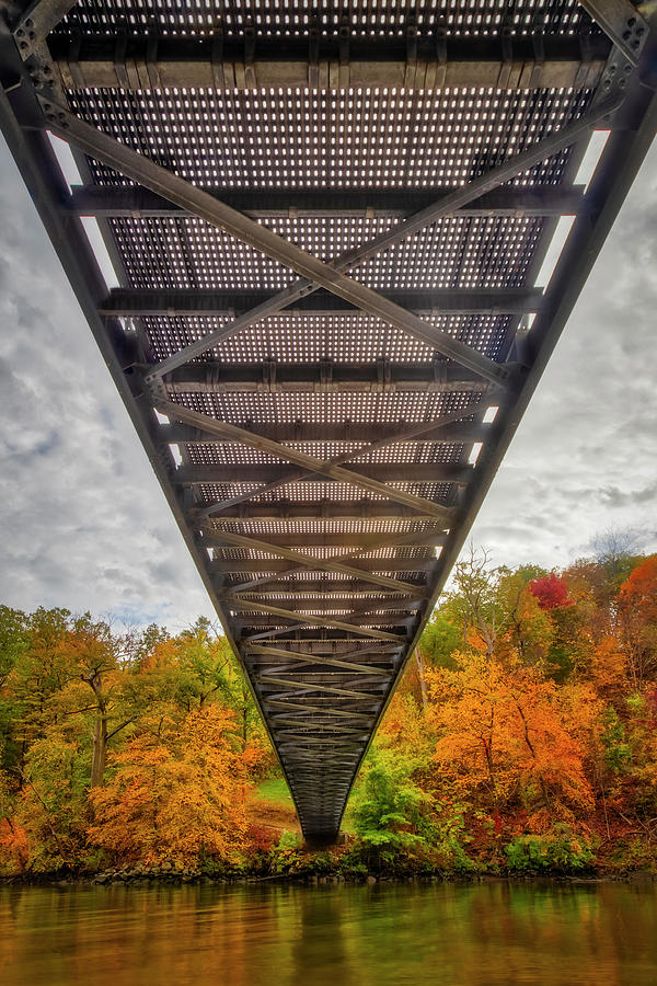 Popolopen Footbridge  Photograph by Susan Candelario