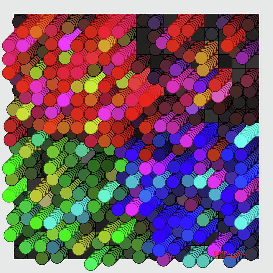 Popped Colors Digital Art by Diane Parnell - Pixels