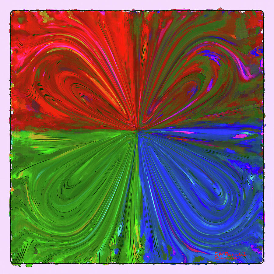 Popped Colors Mixing Barrel Digital Art by Diane Parnell