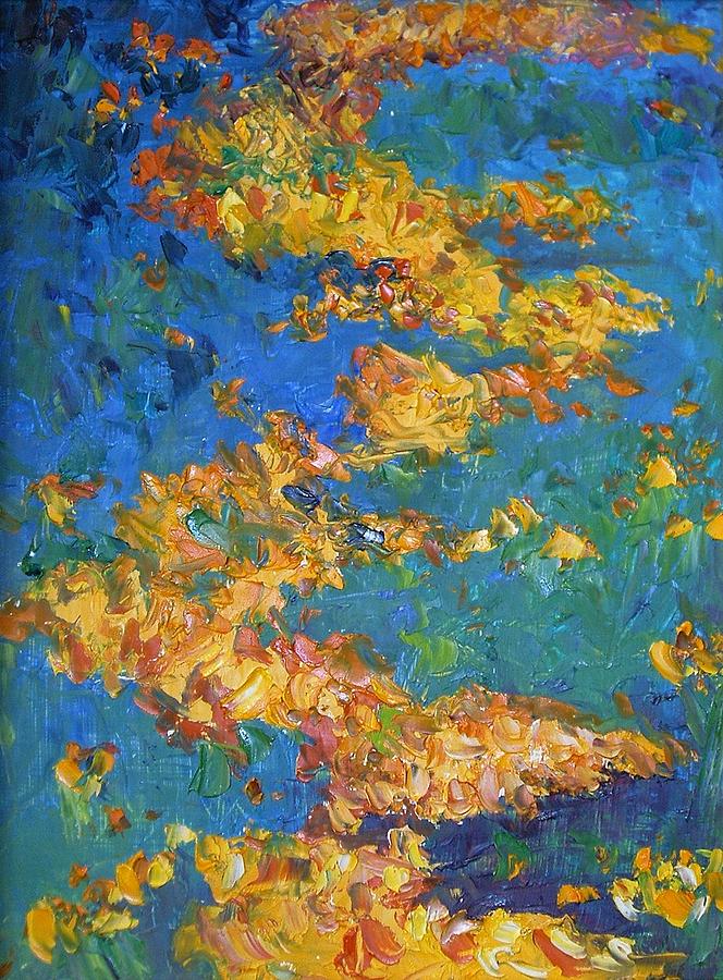 Abstract Painting - Poppies by Ellen Kirwan Abstract Painting - Poppies by Ellen Kirwan