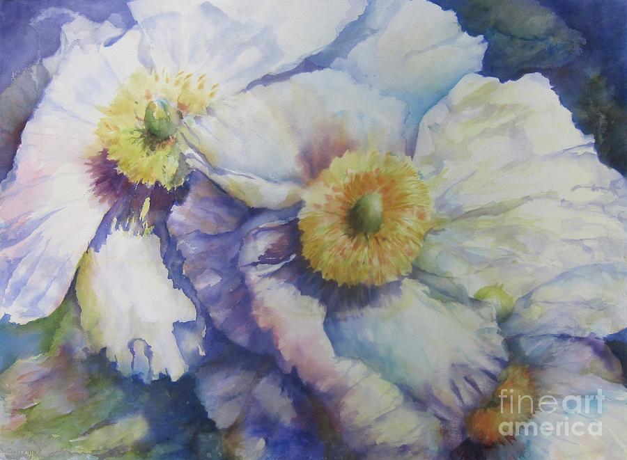 Poppies Painting By Nancy Hathaway