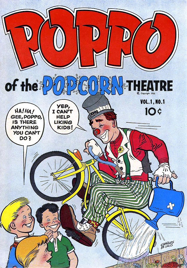Poppo of the Popcorn Theater Vol.1#1 Painting by Charles Biro