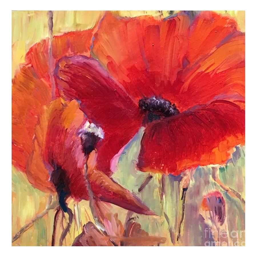 Poppy #1 Painting by B Rossitto