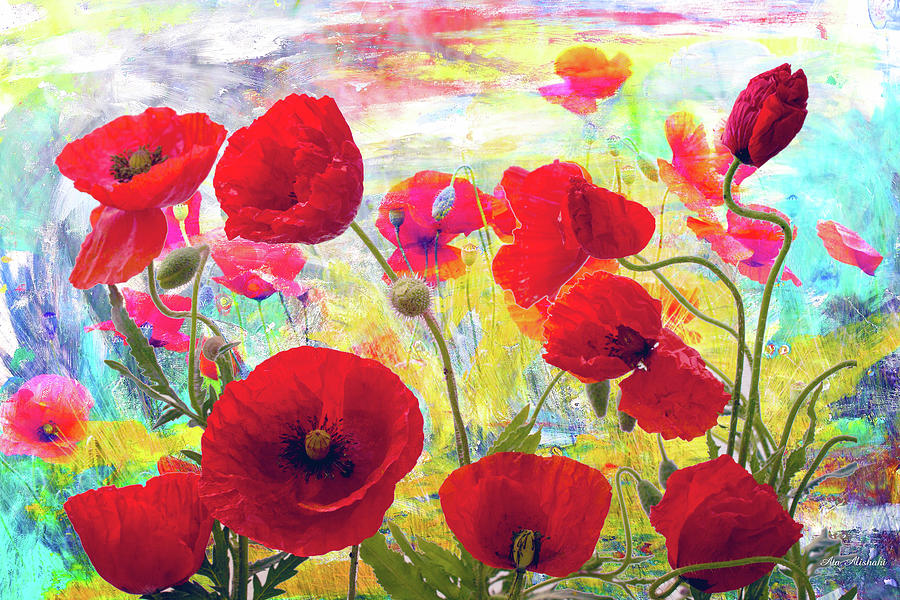 Poppy Art Mixed Media by Ata Alishahi - Fine Art America