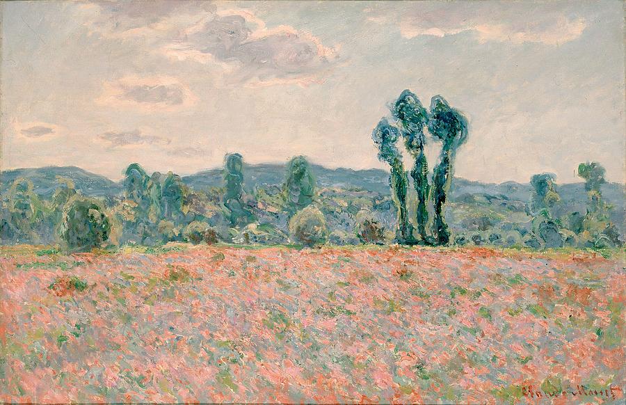 Claude Monet Photograph - Poppy Field 1890 Painting By Claude by Antiquarian Images