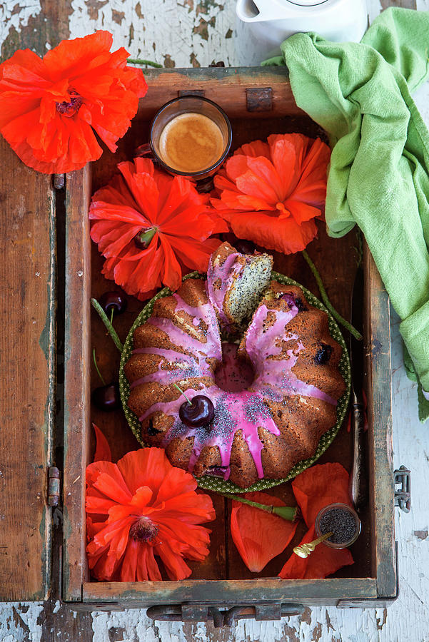 Poppy Seed Cake Photograph by Irina Meliukh
