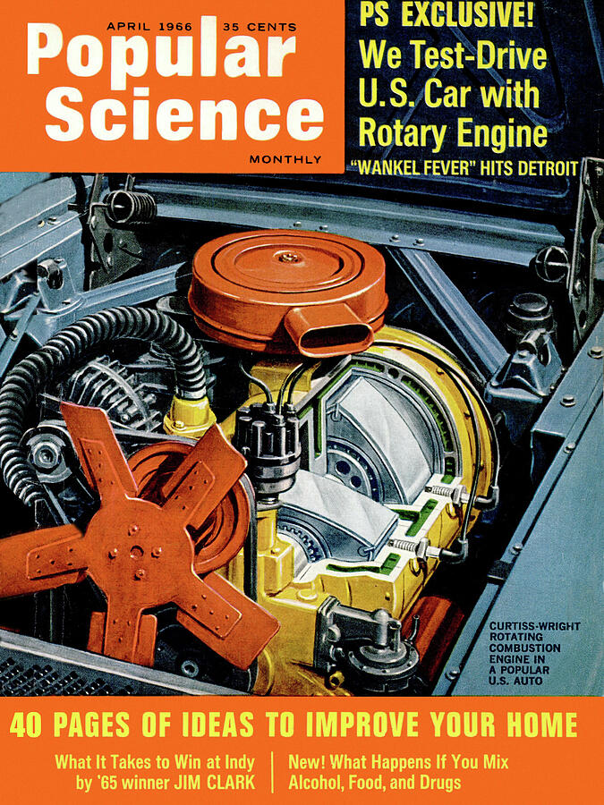 Popular Science Magazine Cover April 1966 Drawing by Popular Science Popular Science Magazine Cover April 1966 Drawing by Popular Science