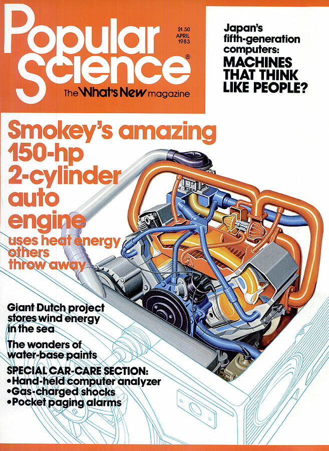 Popular Science Magazine Cover April 1983 Drawing by Popular Science Popular Science Magazine Cover April 1983 Drawing by Popular Science