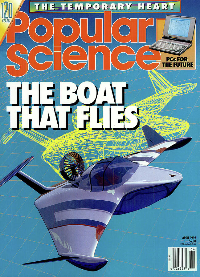 Popular Science Magazine Cover April 1992 Digital Art by Popular Science Popular Science Magazine Cover April 1992 Digital Art by Popular Science