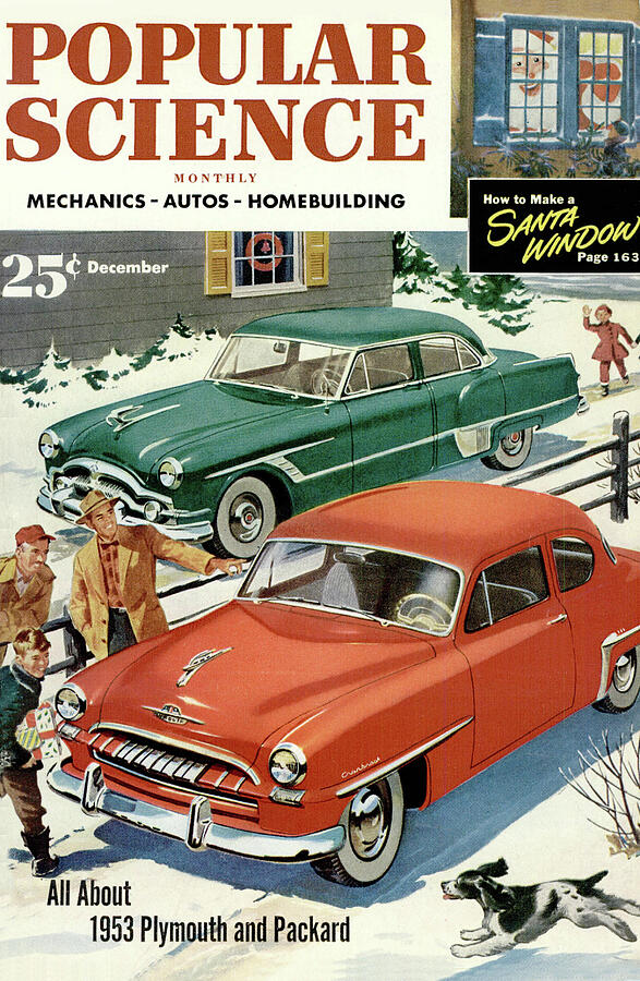 Popular Science Magazine Cover December 1952 Issue Drawing by Popular Science Popular Science Magazine Cover December 1952 Issue Drawing by Popular Science